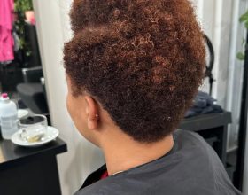 Afro Cut with Colour